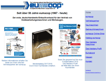 Tablet Screenshot of eumacop.de